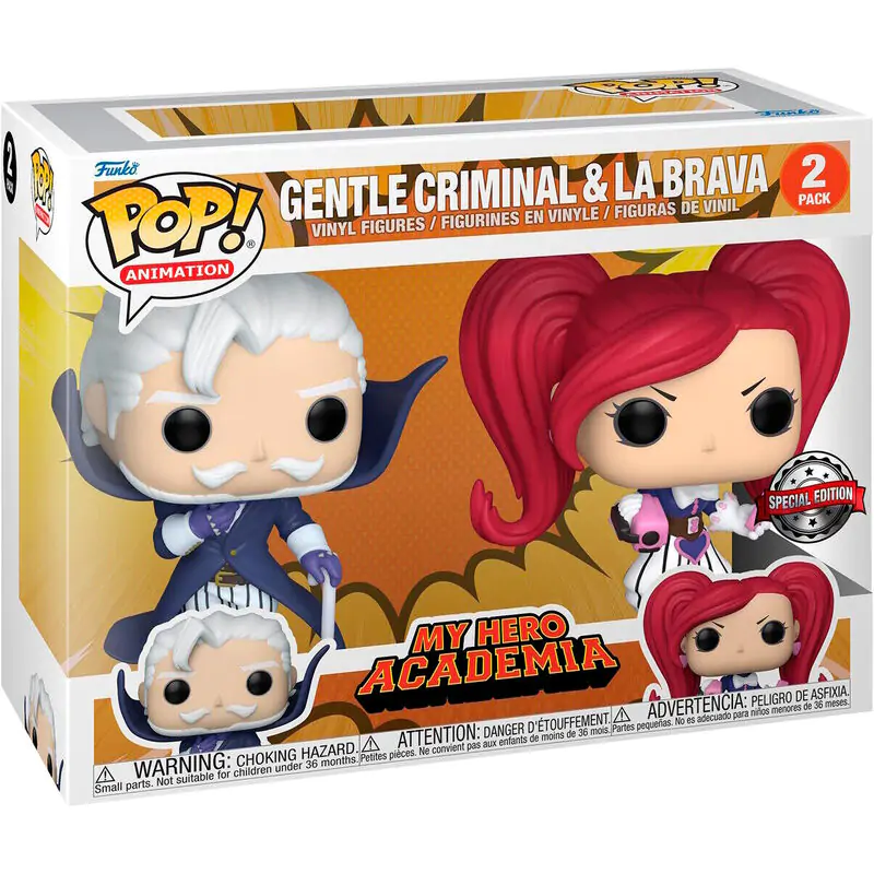 POP 2er-Pack My Hero Academia Gentle Criminal &amp; La Brava Exclusive Produktfoto