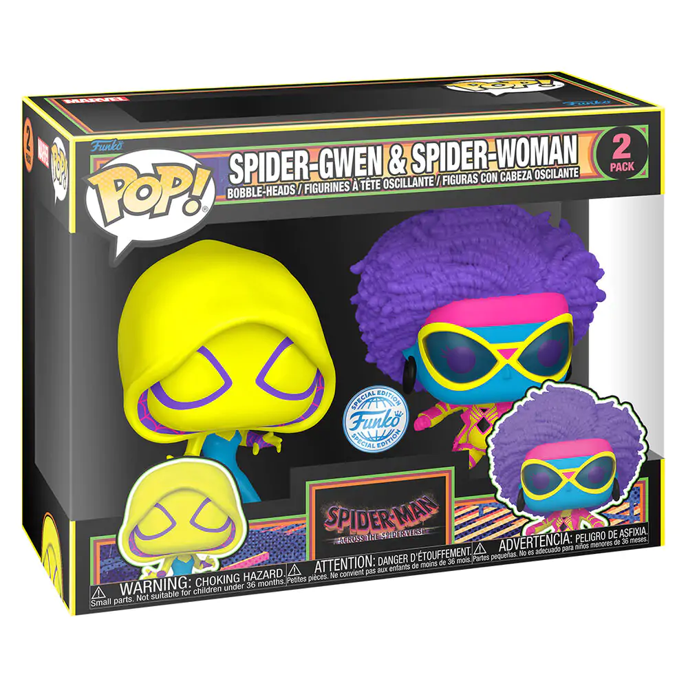 Funko POP 2er-Pack Figuren Spider-Man Spider-Gwen & Spider-Woman Exclusive termékfotó