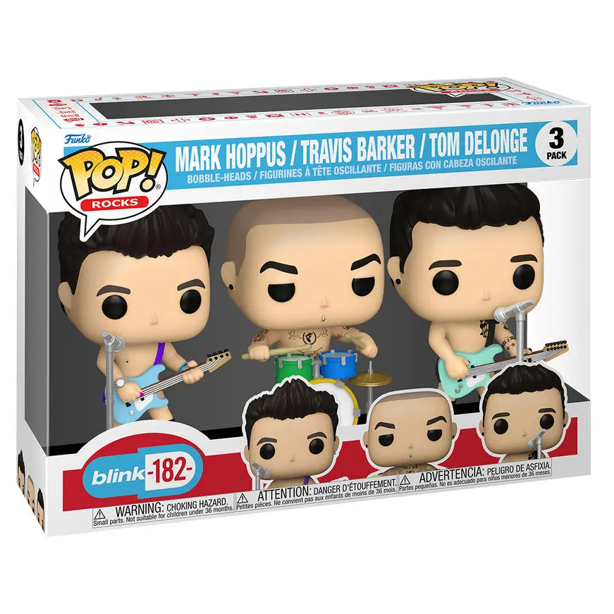 Blink 182 POP! Rocks Vinyl Figur 3er-Pack 4 cm termékfotó