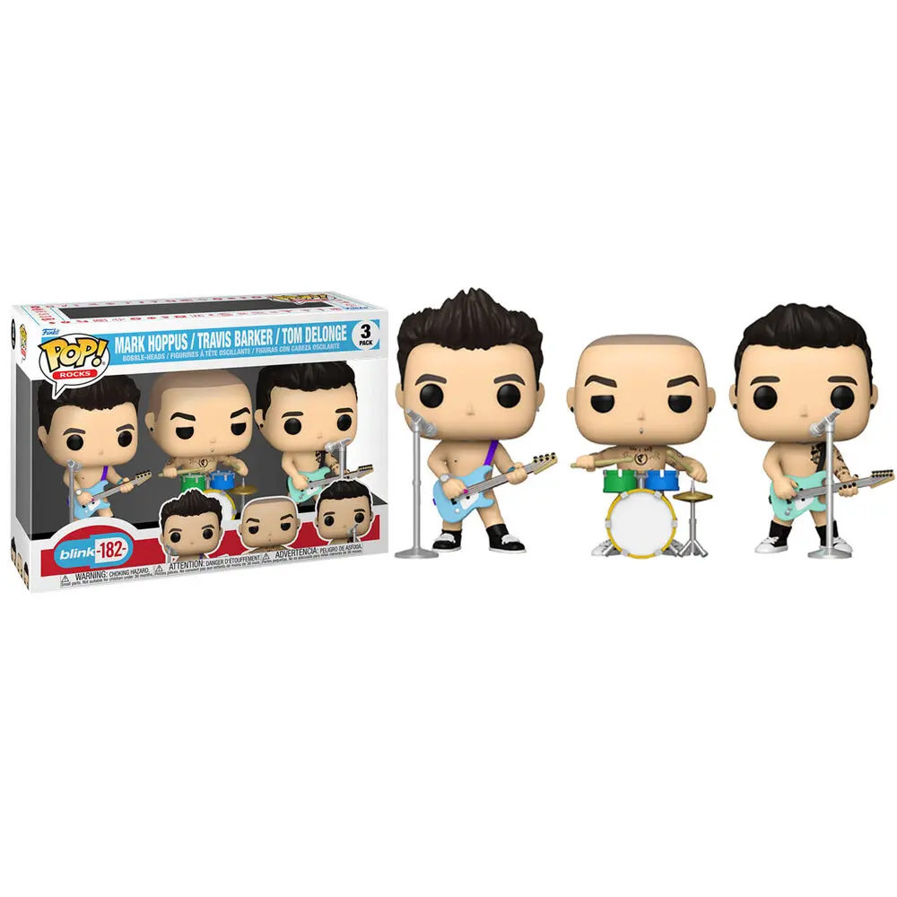 Blink 182 POP! Rocks Vinyl Figur 3er-Pack 4 cm termékfotó