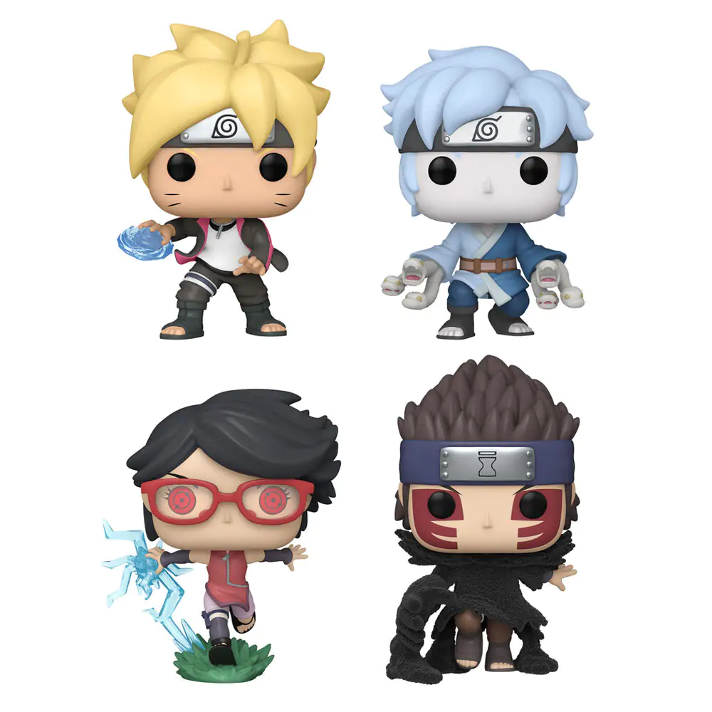 Funko POP 4-er Pack Figuren Boruto Exclusive Produktfoto