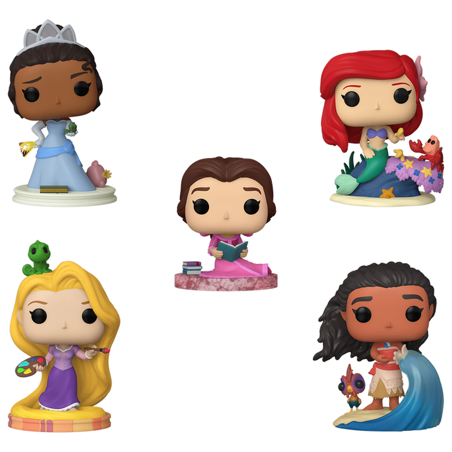 Funko POP Pack 5 Figuren Disney Princess Produktfoto