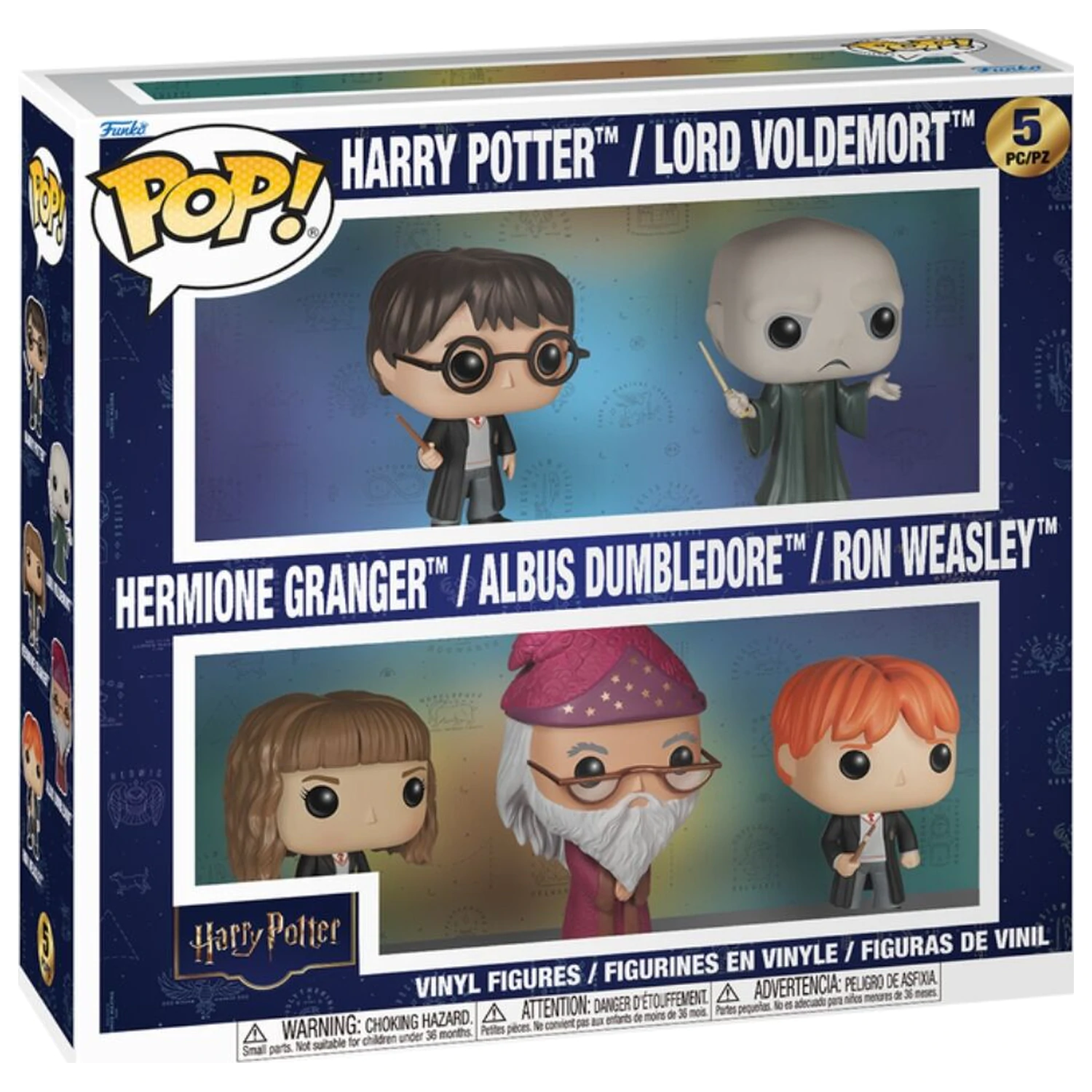 Funko POP Packung 5 Figuren Harry Potter Produktfoto