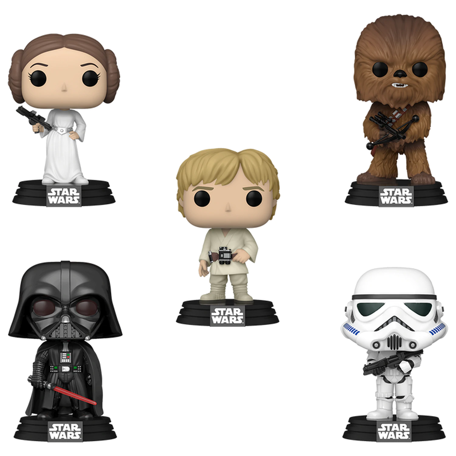 Funko POP Pack 5 Figuren Star Wars Produktfoto