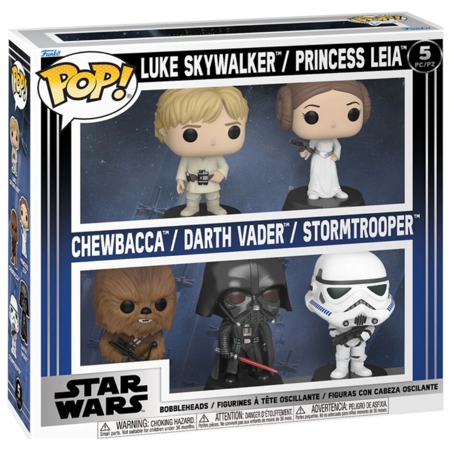 Funko POP Pack 5 Figuren Star Wars Produktfoto