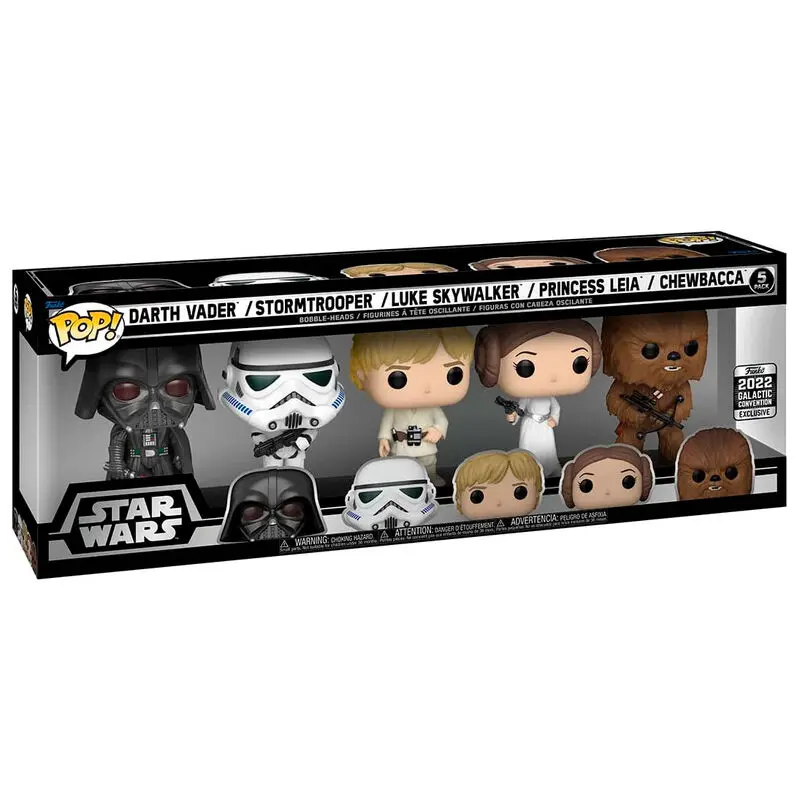 POP 5-er Pack Figuren Star Wars Classics Exclusive Produktfoto