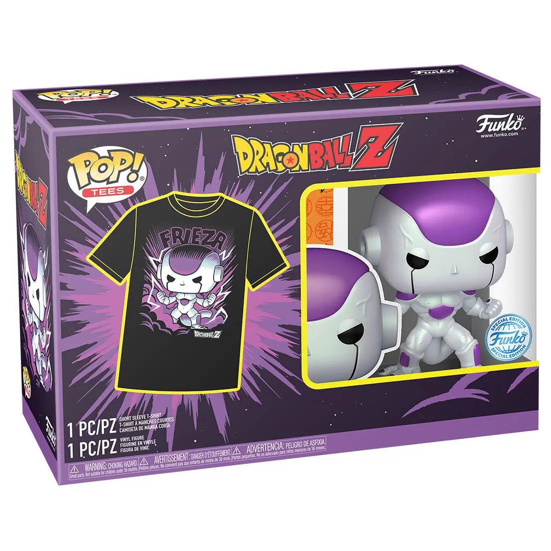 Dragon Ball Frieza Funko POP Figur & T-Shirt Set termékfotó