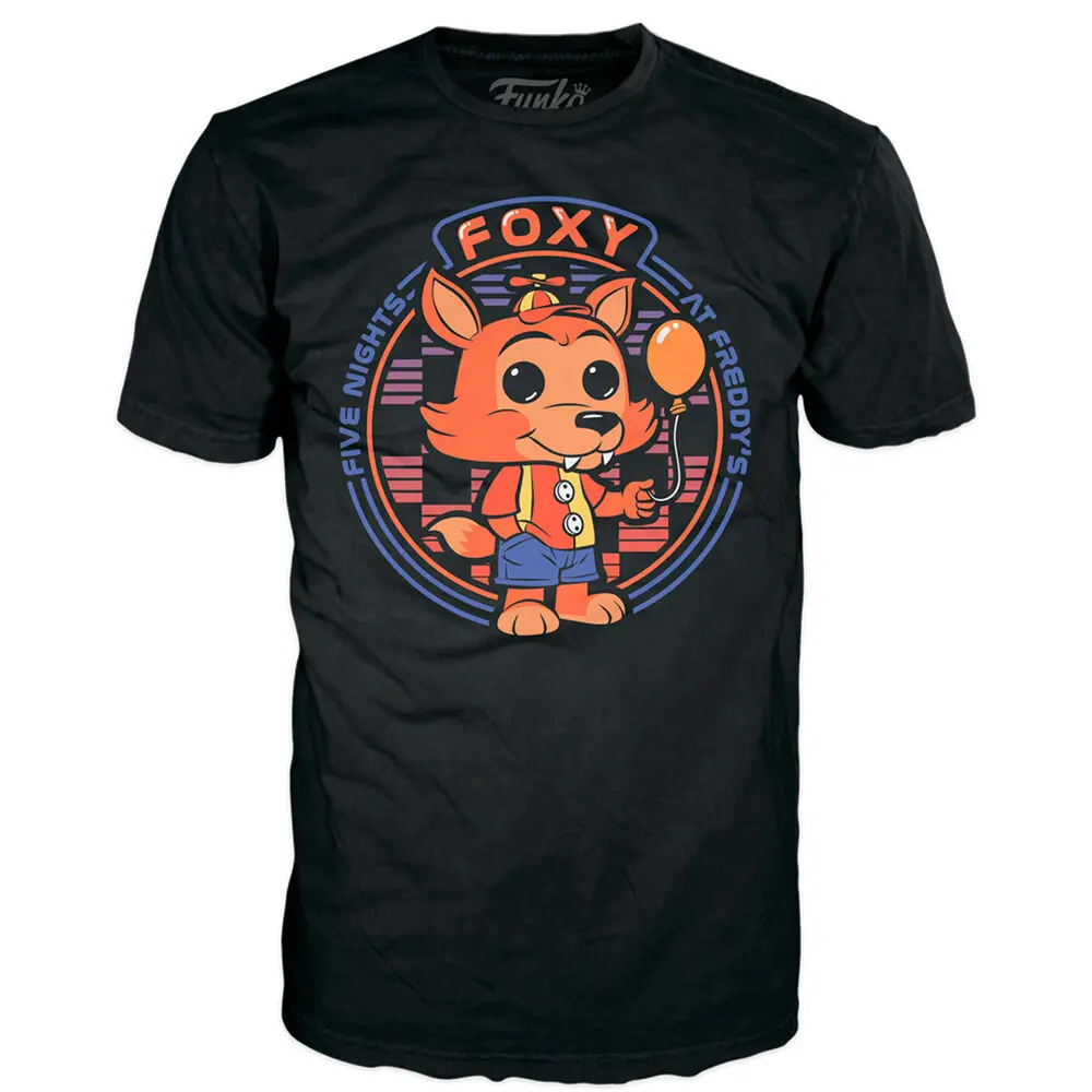 Funko POP &amp; Tee Figur &amp; T-Shirt Set Five Nights at Freddys Ballon Foxy Exkluzív Produktfoto