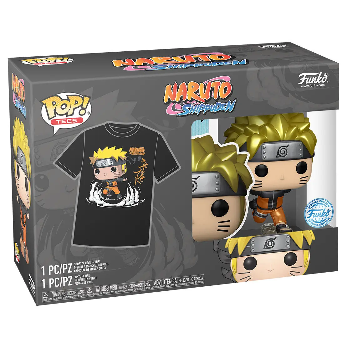Naruto Shippuden Funko POP Figur & T-Shirt Set termékfotó