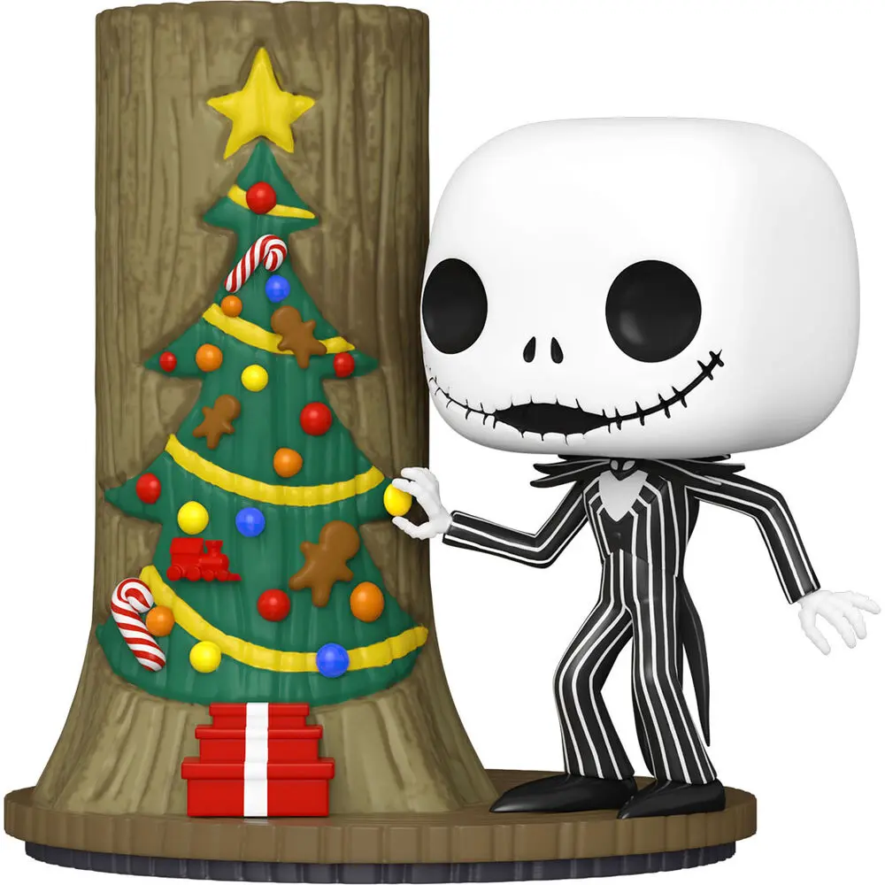 Nightmare before Christmas 30th POP! Deluxe Vinyl Figur Jack w/C.Town Door 9 cm termékfotó