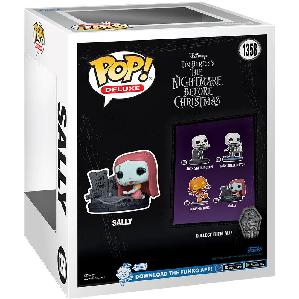 Nightmare before Christmas 30th POP! Disney Vinyl Figur Sally w/Gravestone 9 cm termékfotó