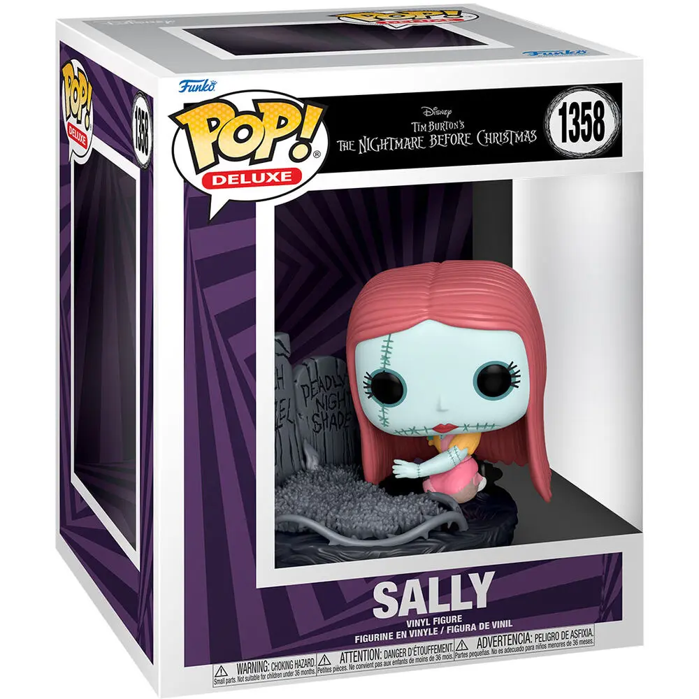 Nightmare before Christmas 30th POP! Disney Vinyl Figur Sally w/Gravestone 9 cm termékfotó