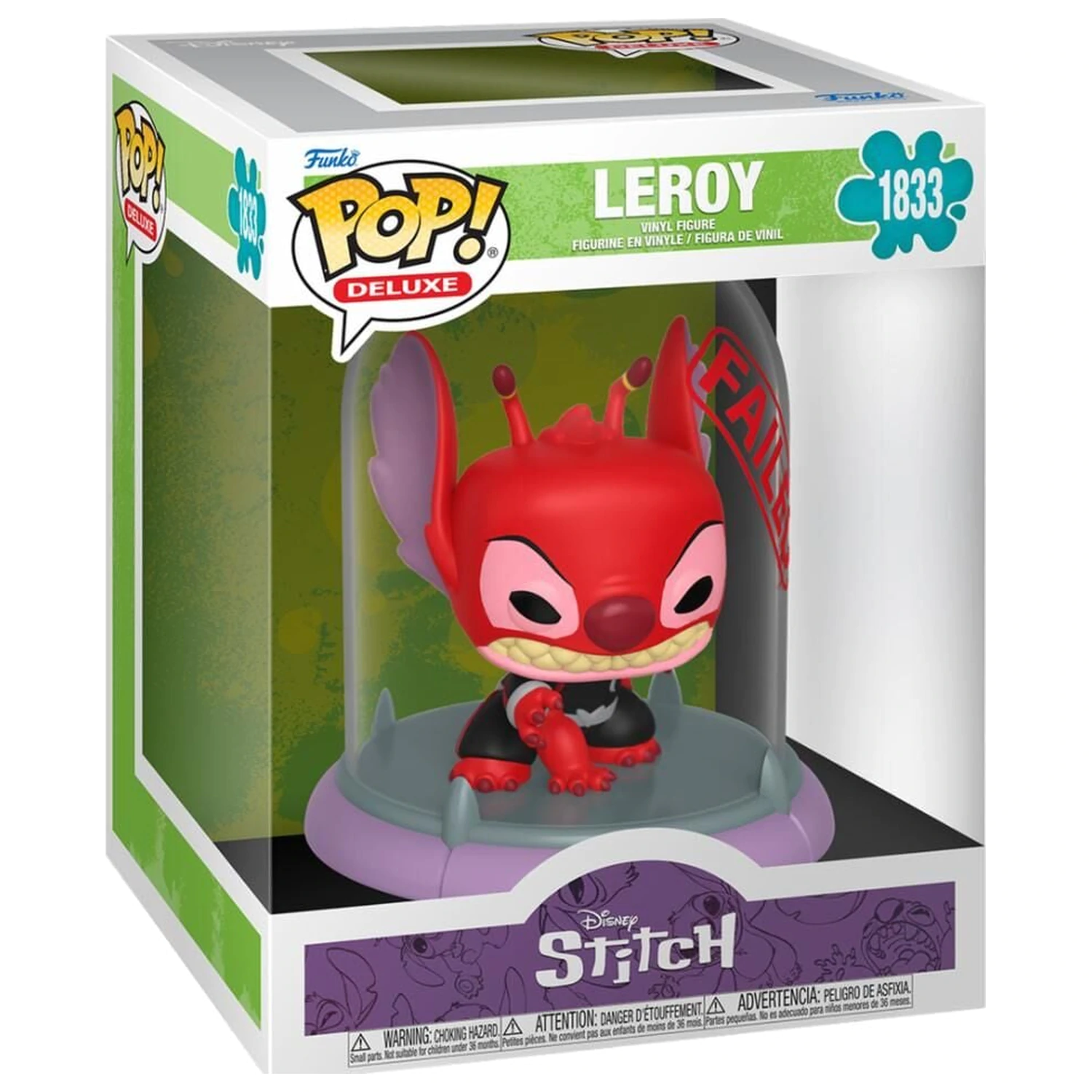 Funko POP Deluxe Figur Disney Stitch Experiments Leroy Produktfoto