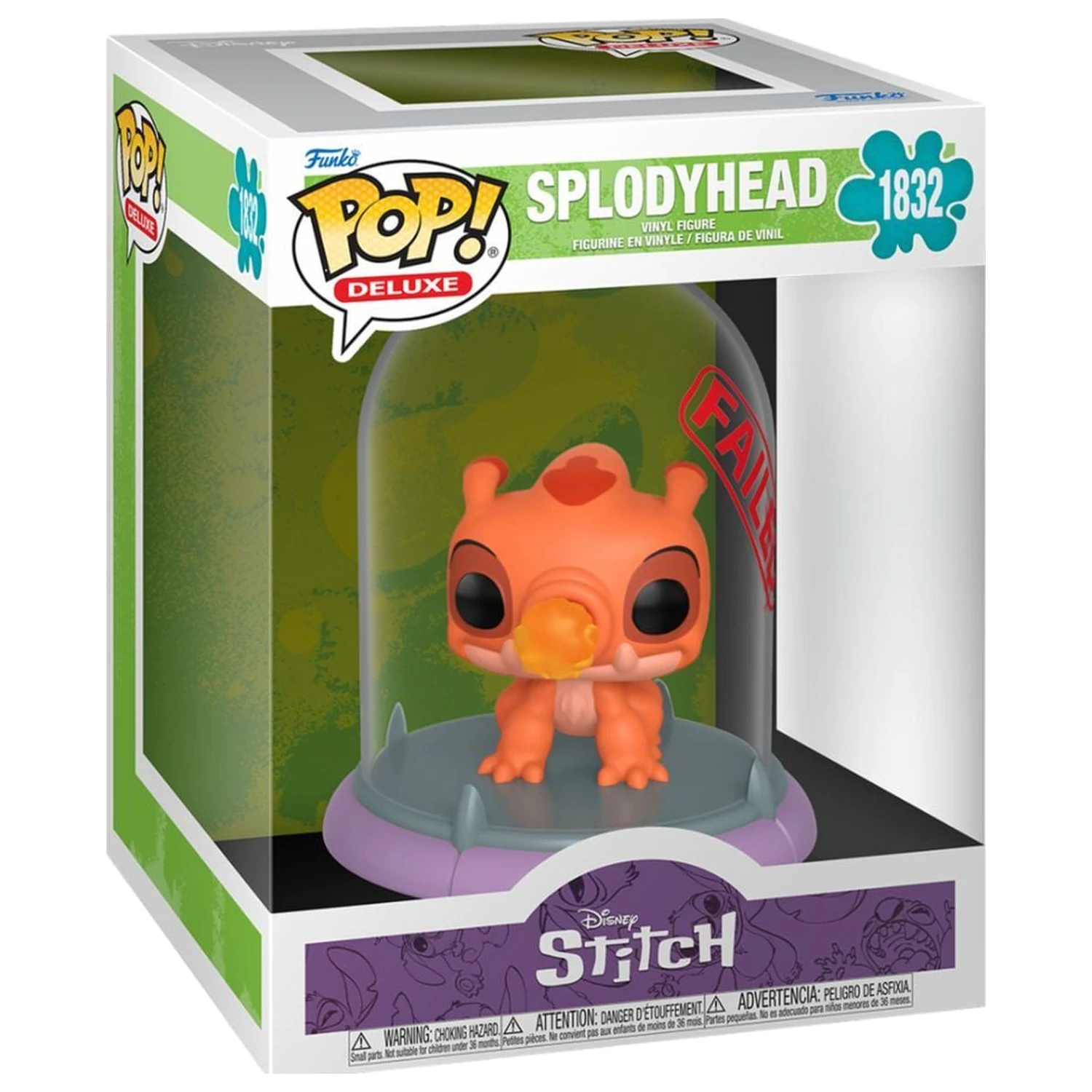 Funko POP Deluxe Figur Disney Stitch Experiments Splodyhead Produktfoto