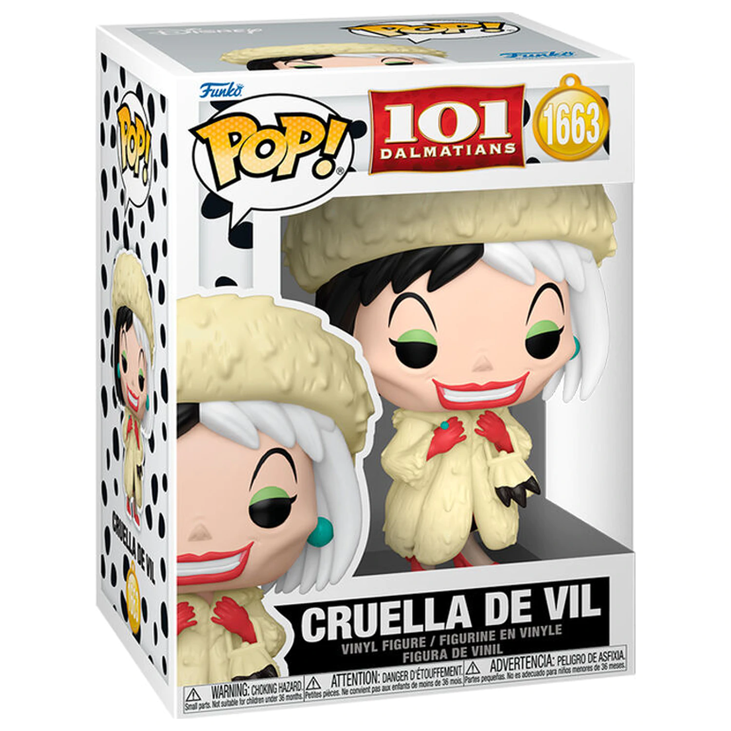 Funko POP Figur 101 Dalmatas Cruella de Vil Produktfoto