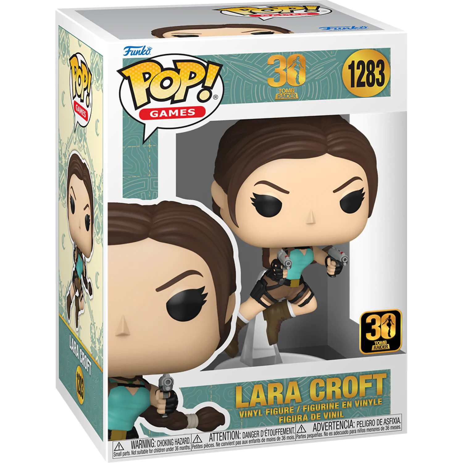 Funko POP Figur 30th Anniversary Tomb Raider Lara Croft Produktfoto