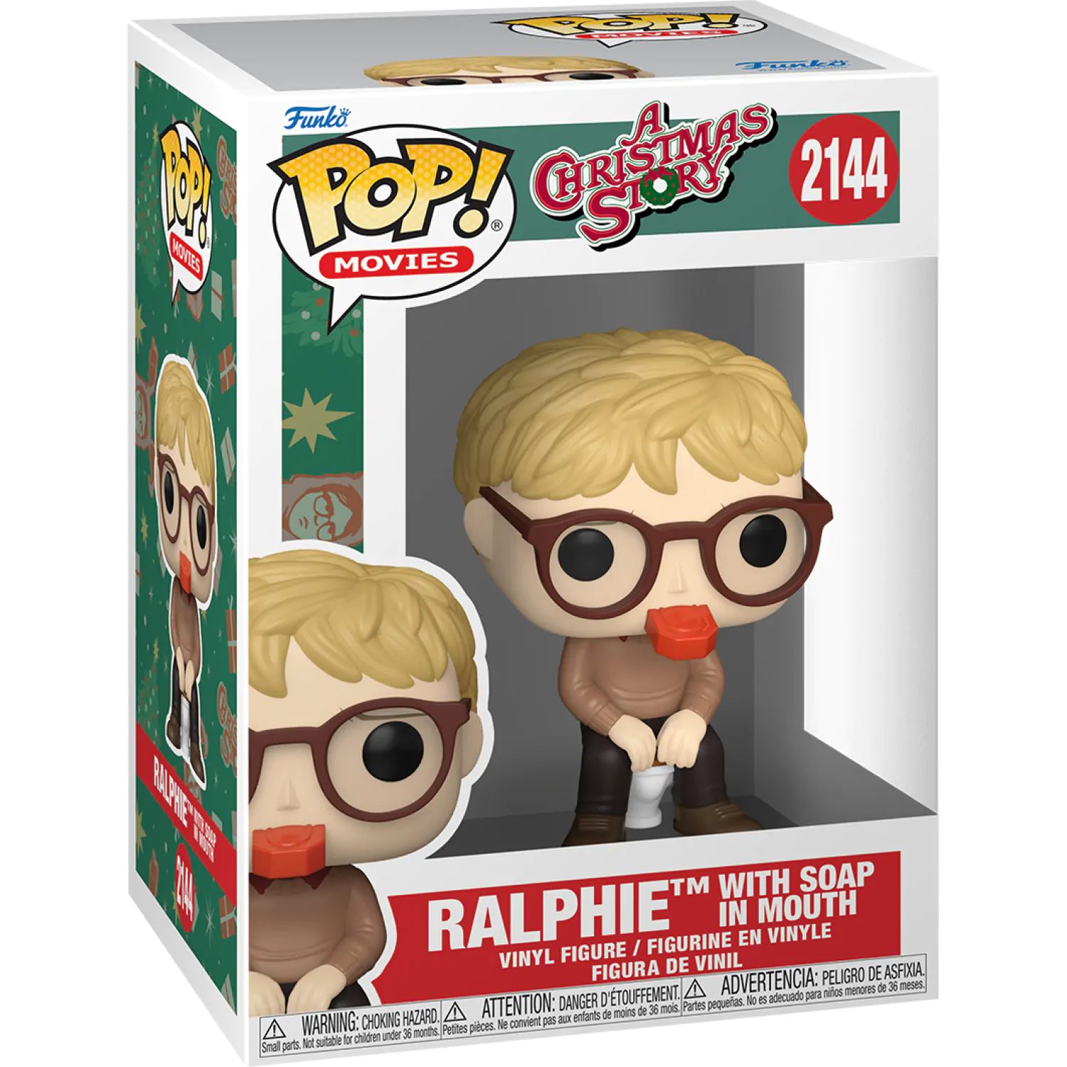 Funko POP! Figur A Christmas Story Ralphie mit Seife im Mund Produktfoto