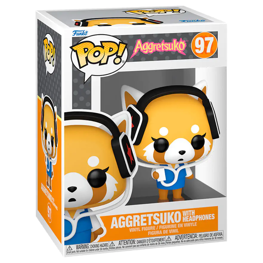 Funko POP Figur Aggretsuko - Aggretsuko with Headphones termékfotó