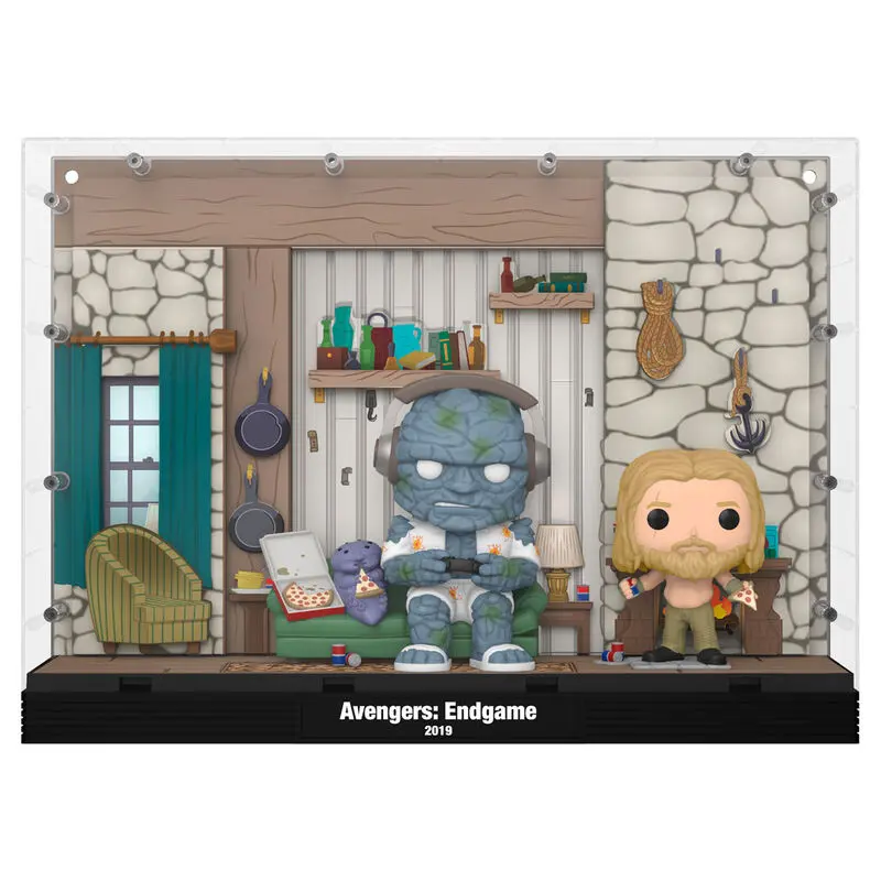 Avengers Endgame POP Moments Deluxe Vinyl Figuren 2er-Pack Thor's House 9 cm termékfotó