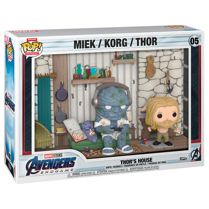 Avengers Endgame POP Moments Deluxe Vinyl Figuren 2er-Pack Thor's House 9 cm termékfotó