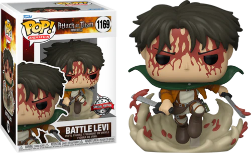 POP Figur Attack on Titan Battle Levi Exclusive Produktfoto
