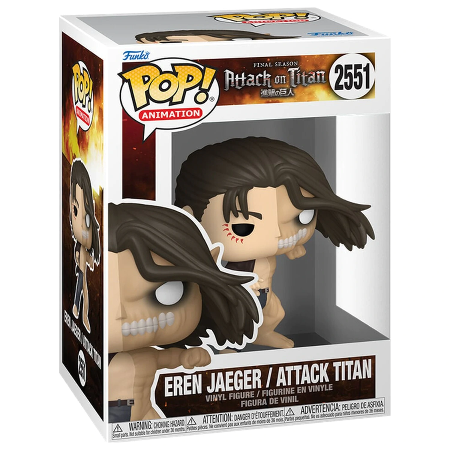 Funko POP Figur Attack on Titan Eren Jaeger / Attack Titan Produktfoto