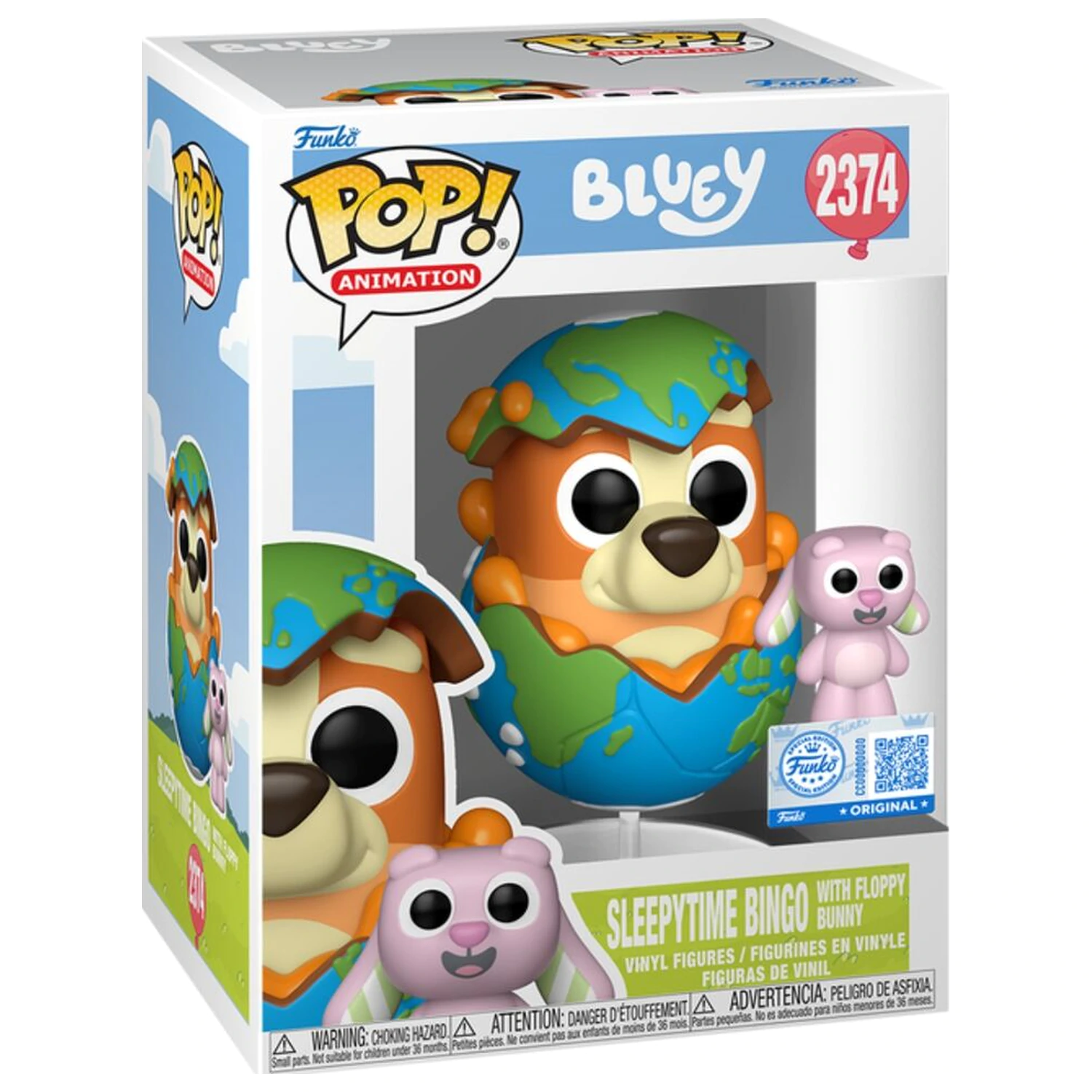 Funko POP Figur Bluey Bingo mit Floppy Produktfoto