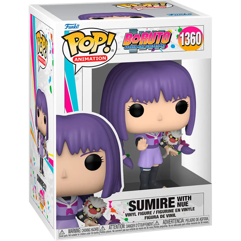 Boruto - Naruto Next Generations POP! Animation Vinyl Figur Sumire w/Nue 9 cm Produktfoto