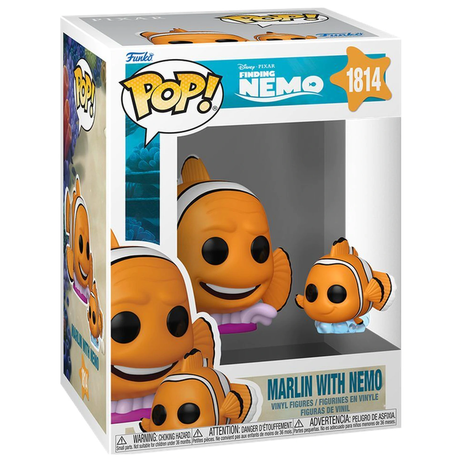 Funko POP Figur & Buddy Disney Pixar Finding Marlon mit Nemo Produktfoto