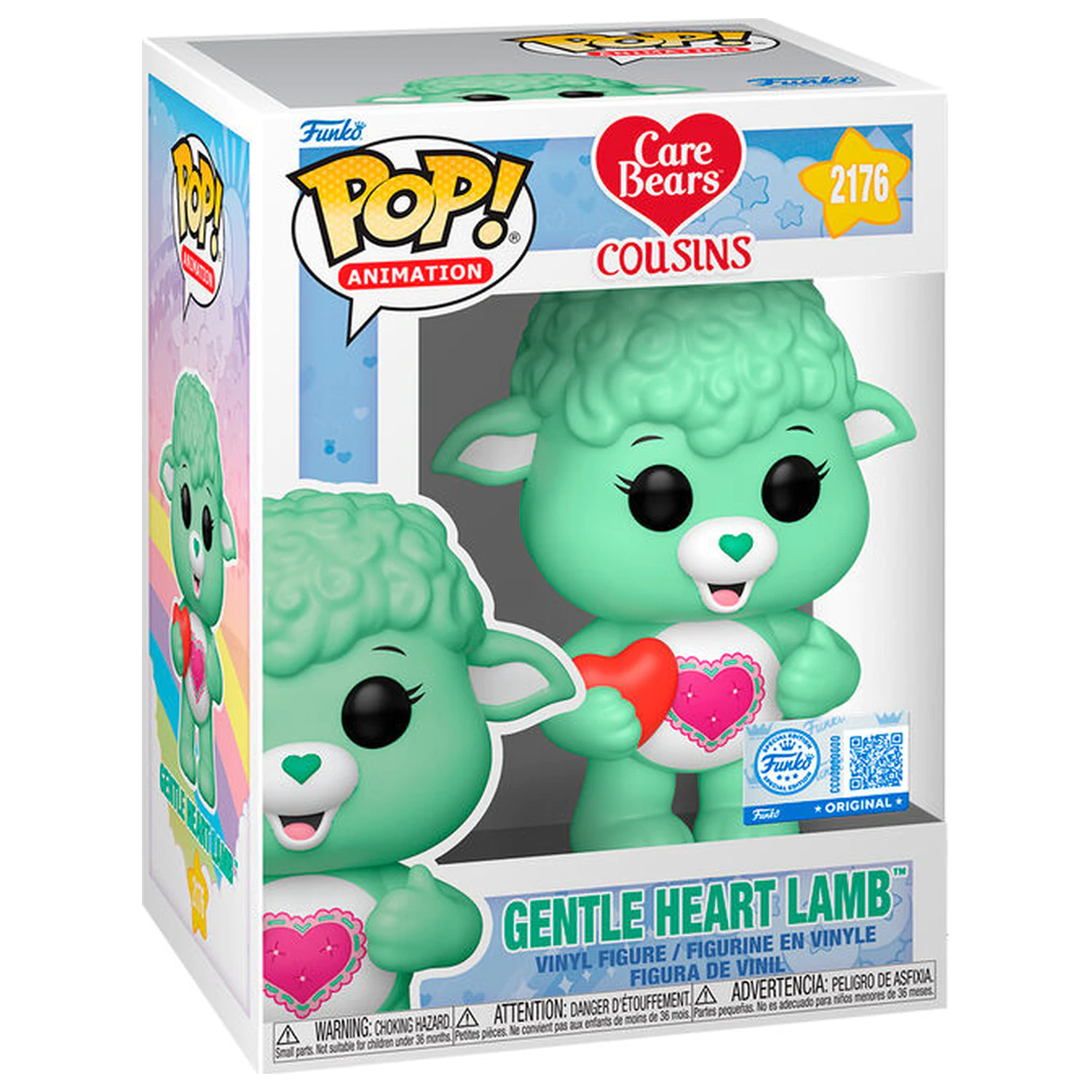 Funko POP Figur Care Bears Gentle Heart Lamb Exclusive Produktfoto