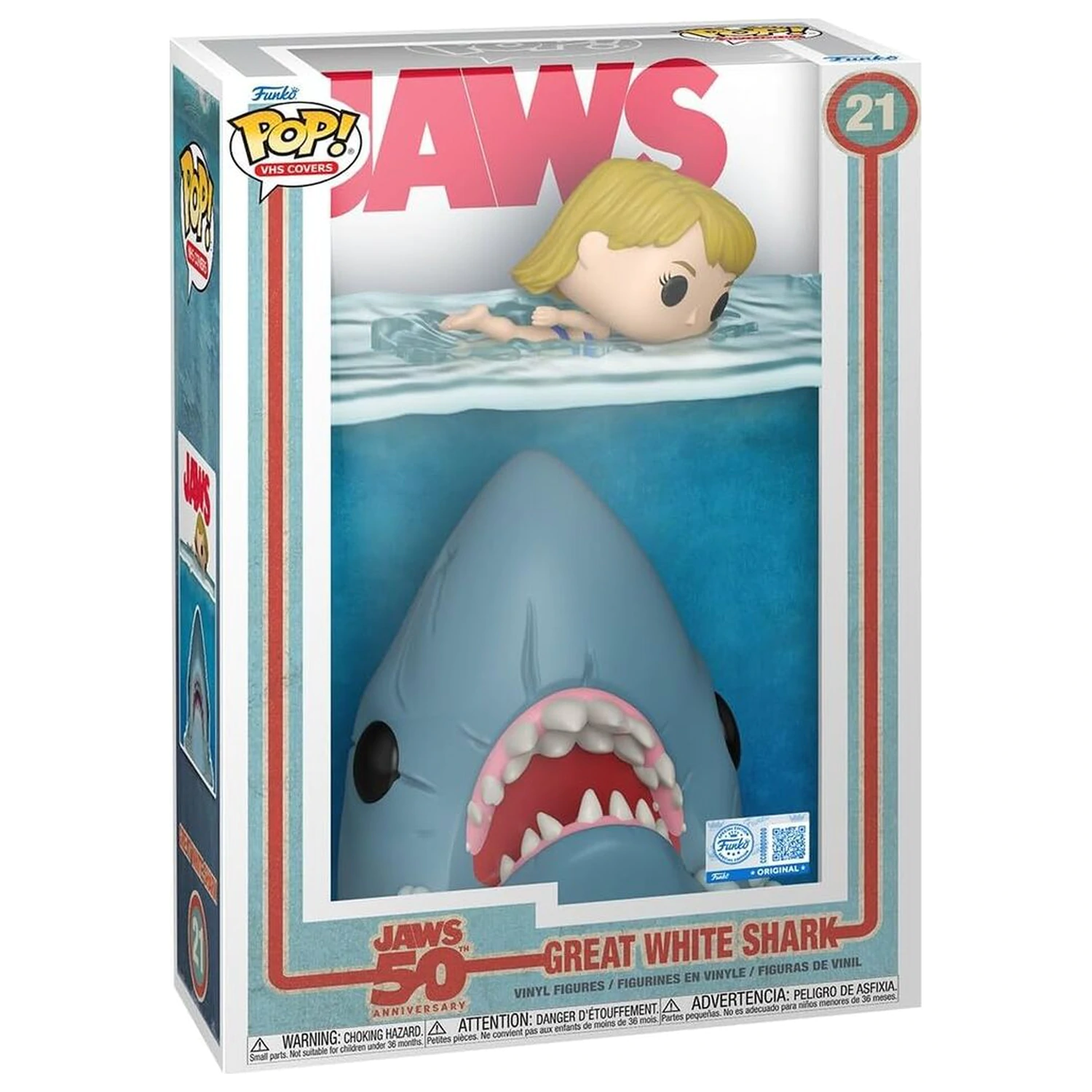 Funko POP Figur Comic Cover Jaws Great White Shark Exclusive Produktfoto