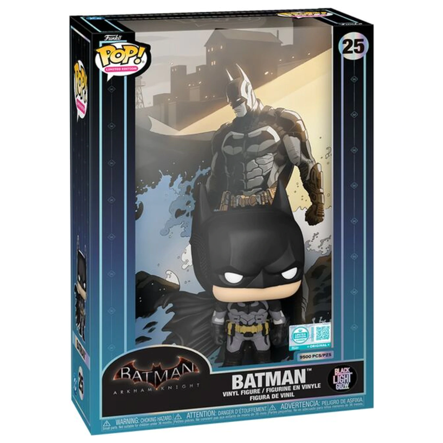 Funko POP Figur Comic Covers Batman Arkham Blacklight Produktfoto
