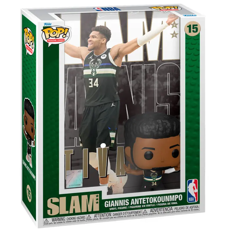 POP Figur Cover Slam NBA Giannis Antetokounmpo Produktfoto