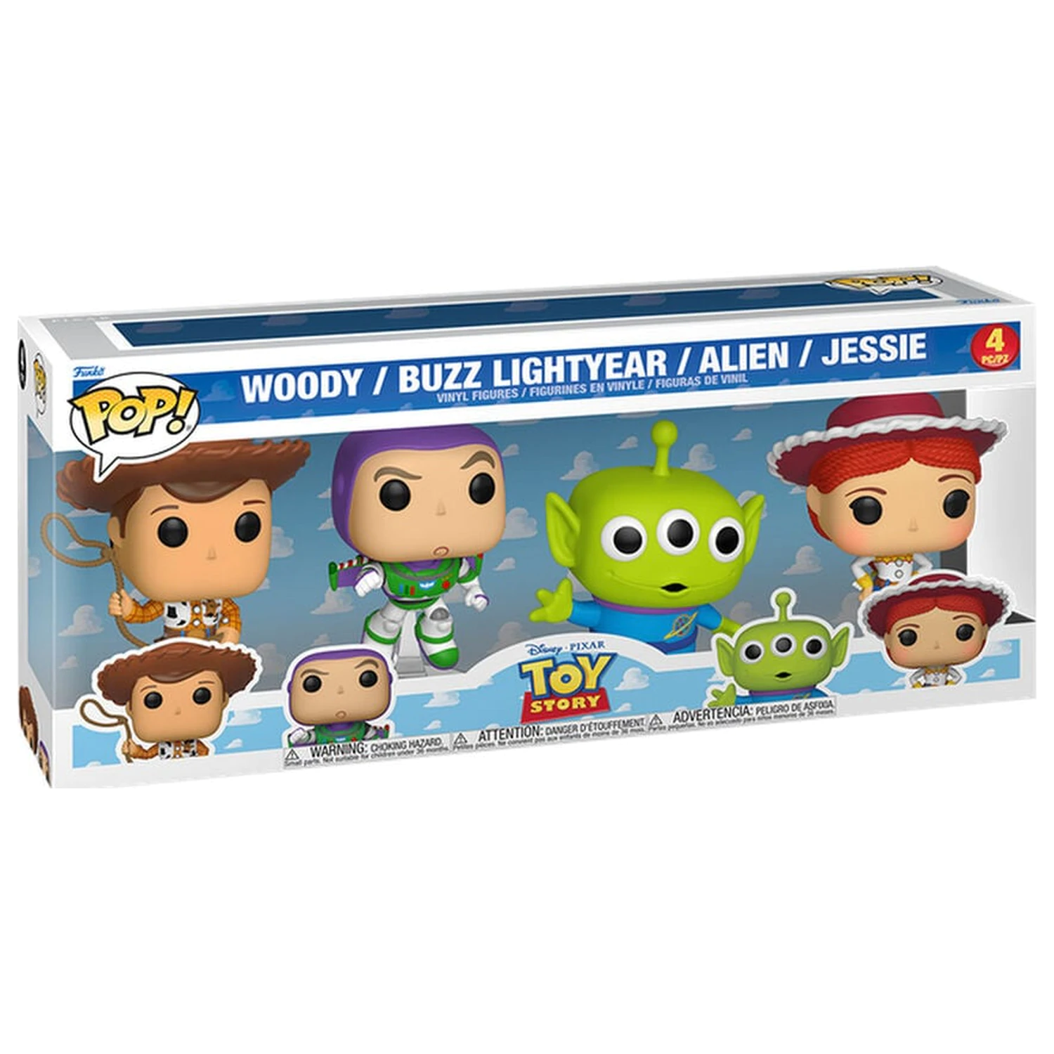 Funko POP Paket 4 Figuren Disney Pixar Toy Story Produktfoto