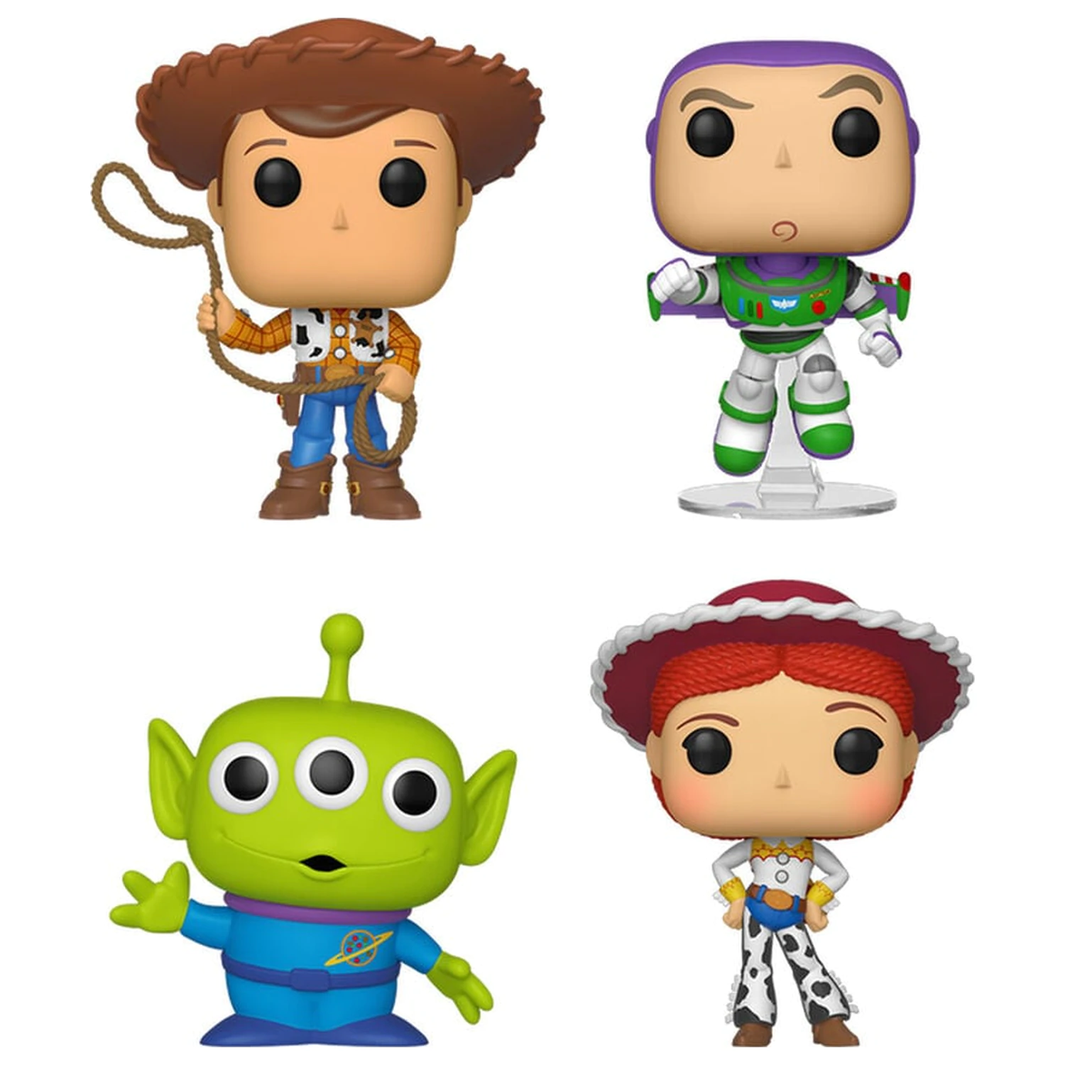Funko POP Paket 4 Figuren Disney Pixar Toy Story Produktfoto