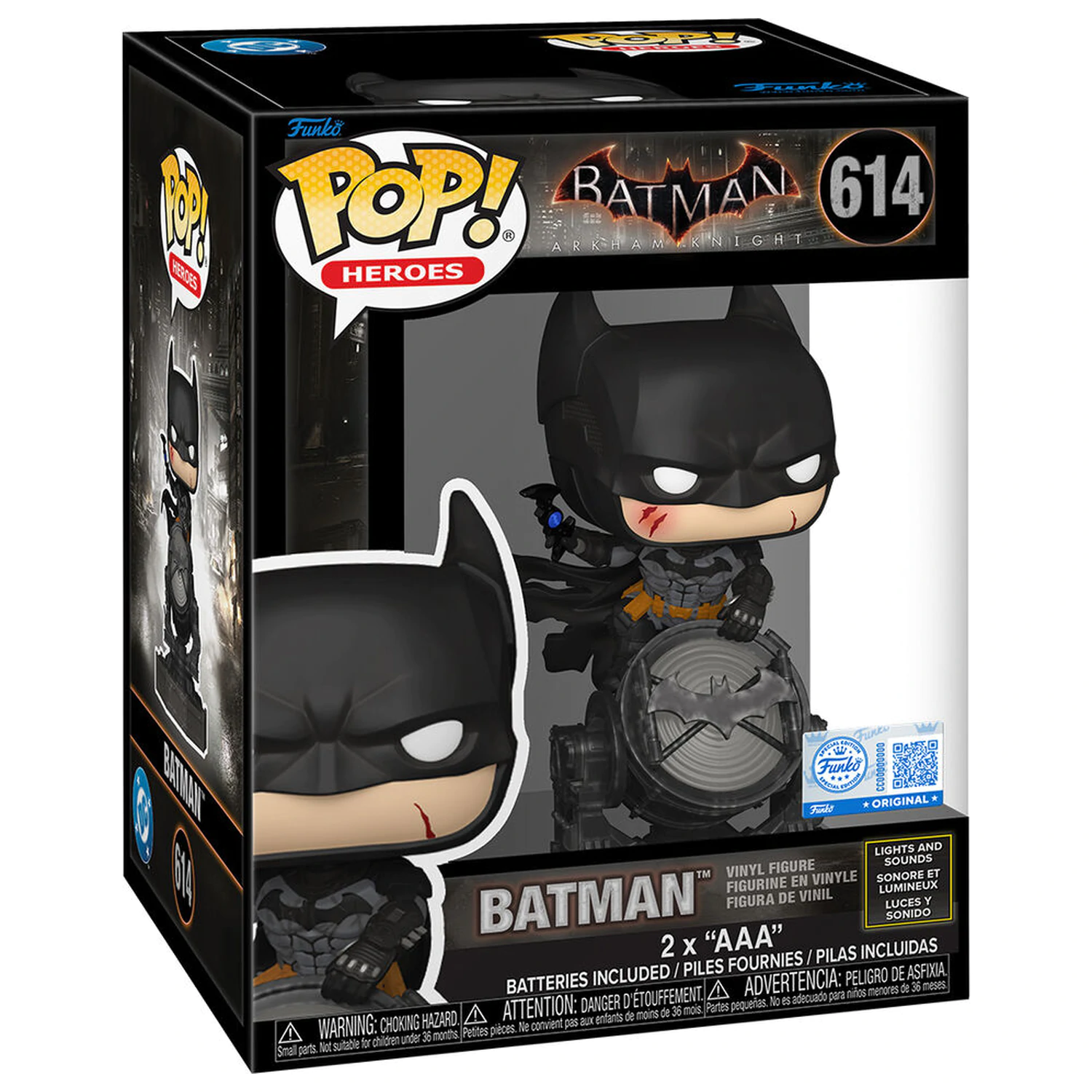 Funko POP Figur Premium DC Comics Batman Arkham Knight Batman Produktfoto