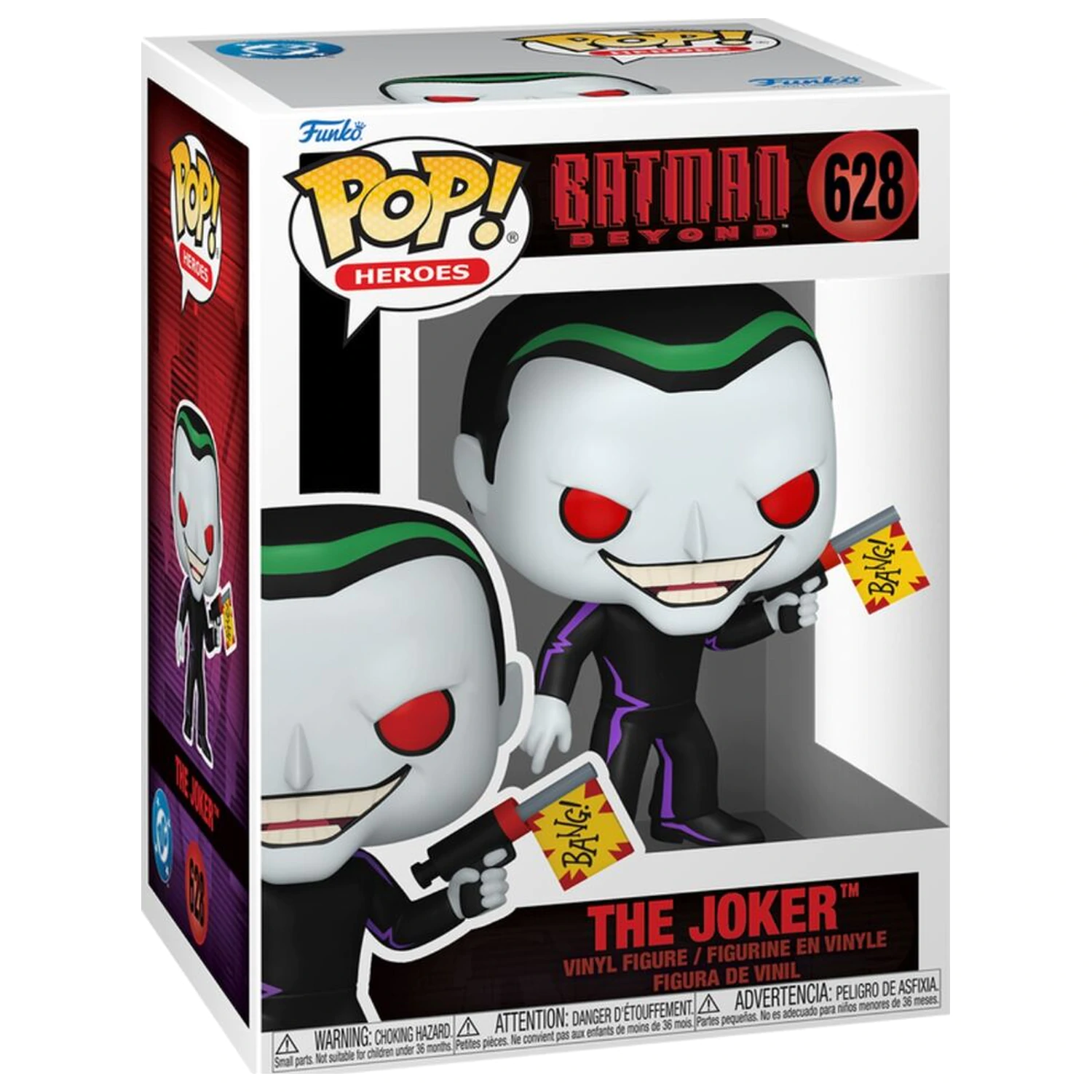Funko POP Figur DC Comics Batman Beyond Batman The Joker mit Pistole Produktfoto