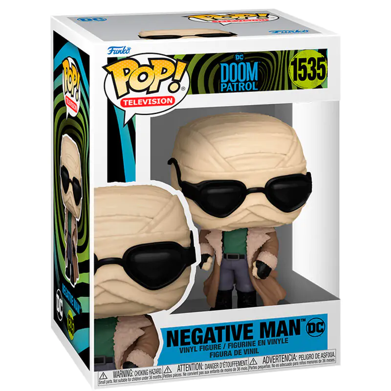 Funko POP Figur DC Comics Doom Patrol Negative Man termékfotó