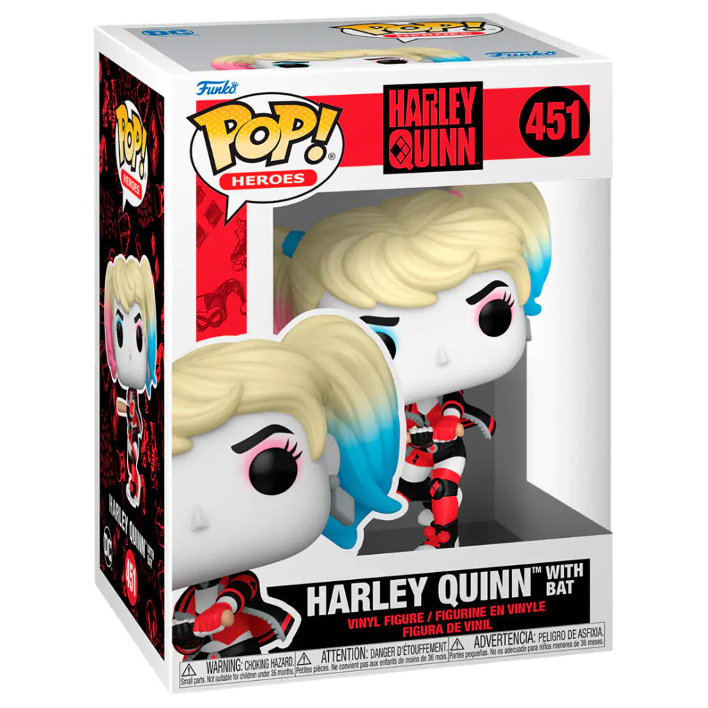 POP Figur DC Comics Harley Quinn with Bat termékfotó