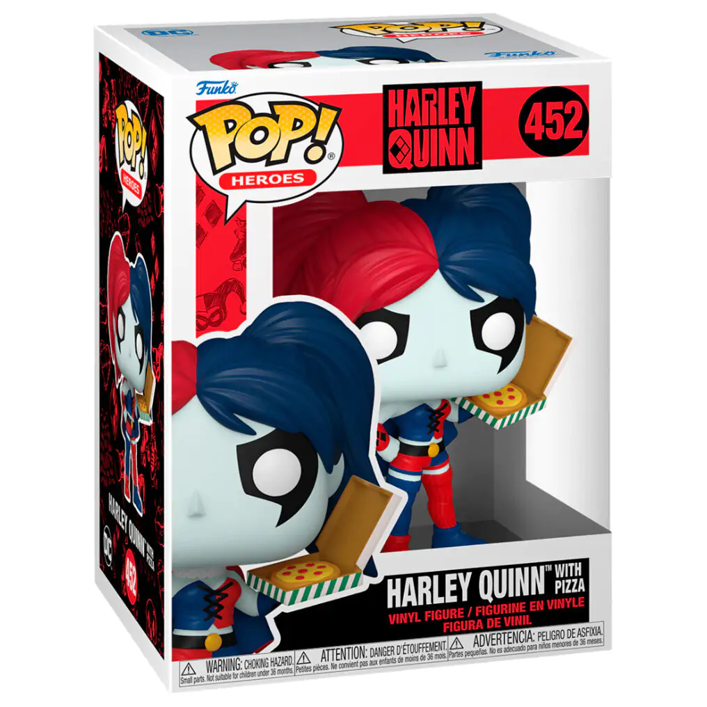 POP Figur DC Comics Harley Quinn with Pizza termékfotó