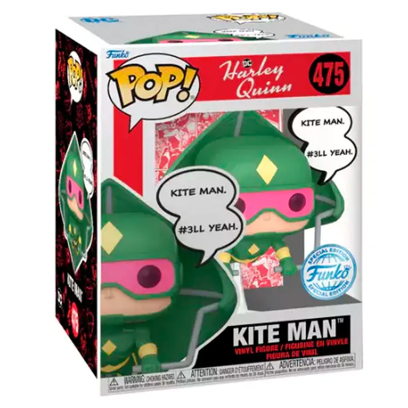 Funko POP Figur Deluxe DC Comics Harley Quinn Kite Man Exclusive termékfotó