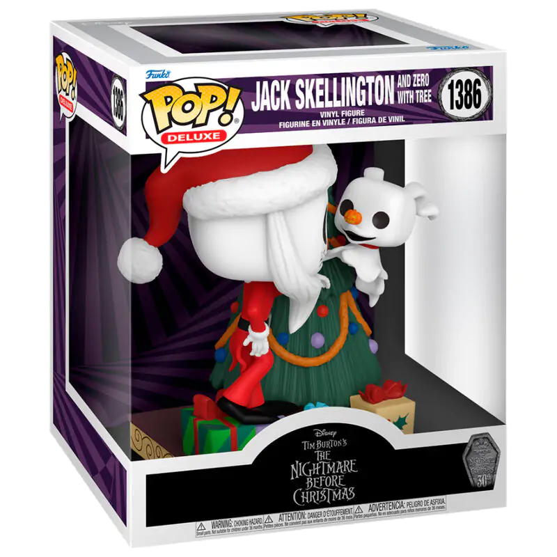 POP Figur Deluxe Disney Nightmare Before Christmas 30th Anniversary Jack Skellington and Zero termékfotó