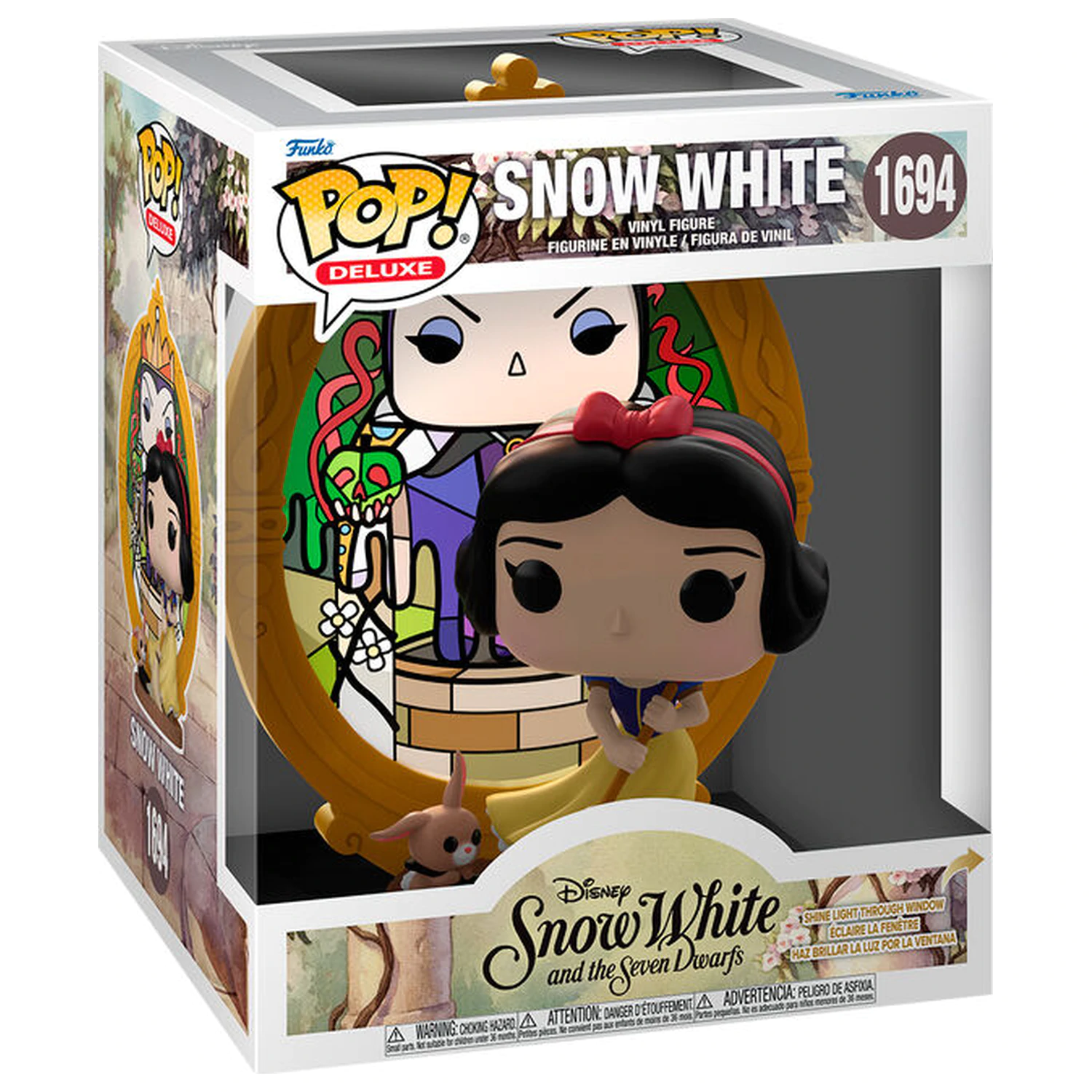 Funko POP Figur Deluxe Disney Snow White - Snow White Evil Queen Stained Glass Produktfoto