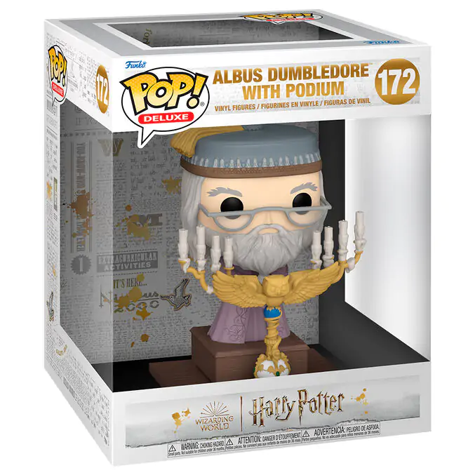Funko POP Figur Deluxe Harry Potter and the Prisoner of Azkaban - Dumbledore with Podium termékfotó