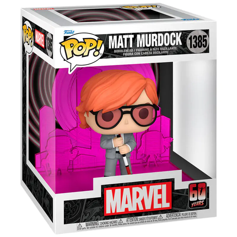 Daredevil 60th Anniversary Funko POP! Deluxe Vinyl Figur Matt Murdock w/ Radar 13 cm termékfotó