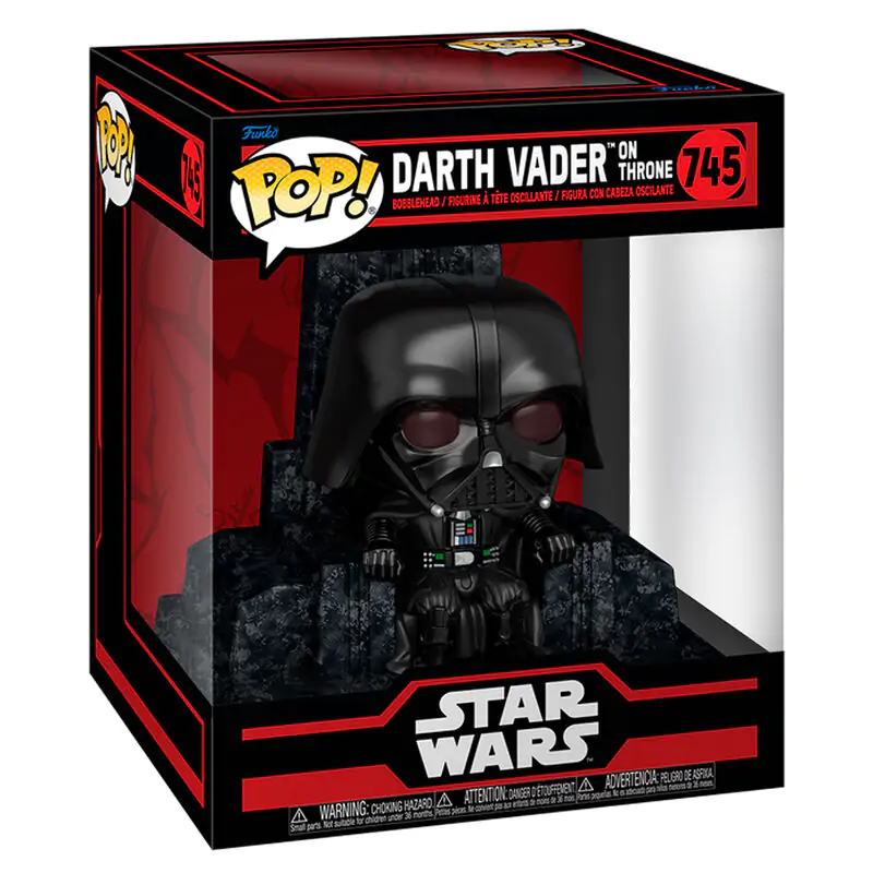 Funko POP Figur Deluxe Star Wars Darth Vader on Throne Produktfoto