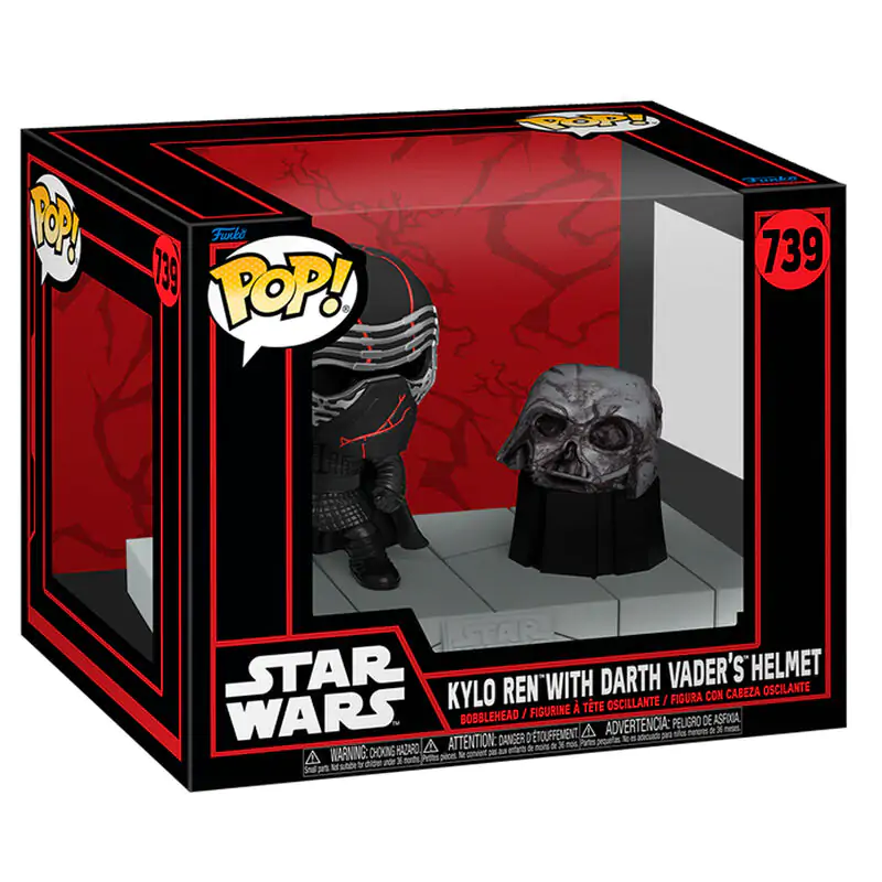 Funko POP Figur Deluxe Star Wars Kylo Ren with Darth Vader Helm termékfotó