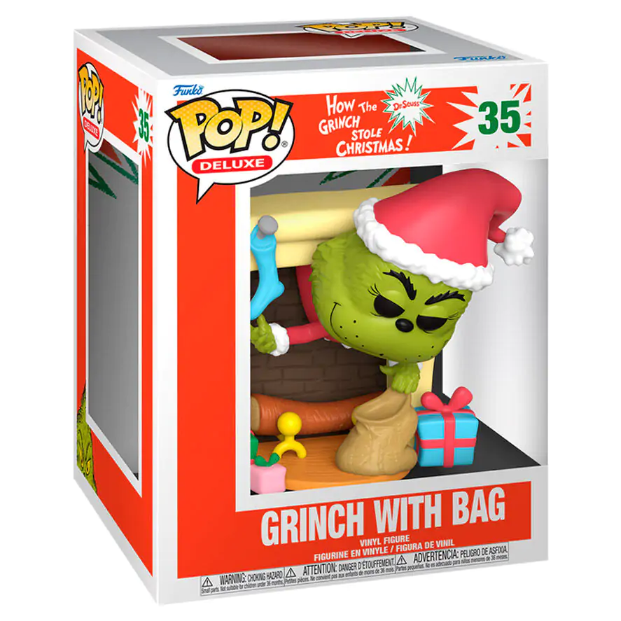 Funko POP Figur Deluxe The Grinch with Tasche termékfotó