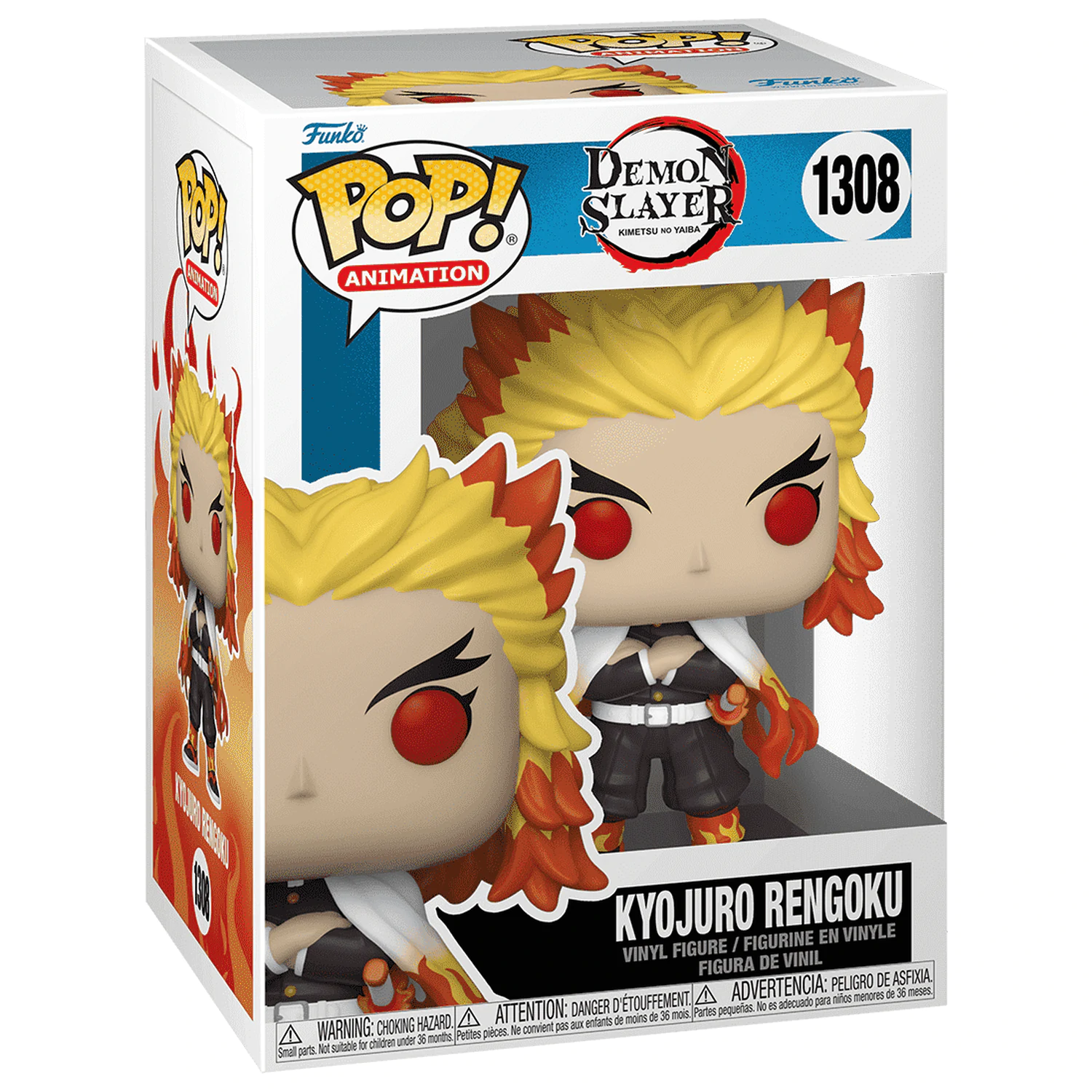 Demon Slayer POP! Animation Vinyl Figur Rengoku 9 cm Produktfoto