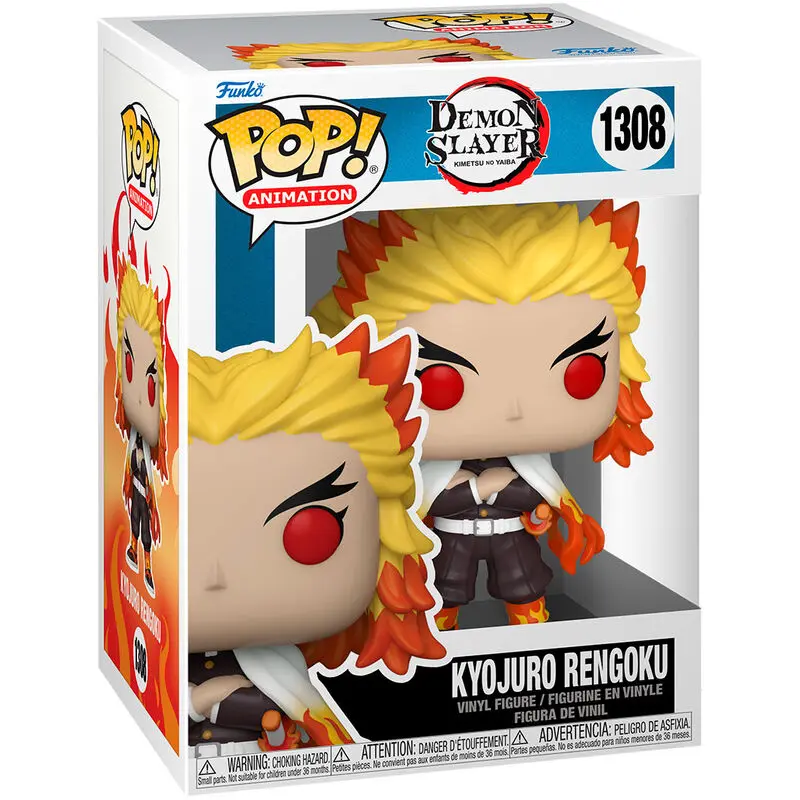 Demon Slayer POP! Animation Vinyl Figur Rengoku 9 cm termékfotó